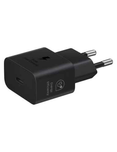 CARGADOR SAMSUNG EP-T2510 USB-C 25W GAN NEGRO SIN CABLE
