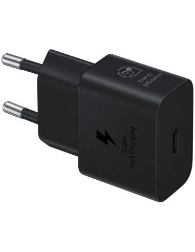 CARGADOR SAMSUNG EP-T2510 USB-C 25W GAN NEGRO CON CABLE