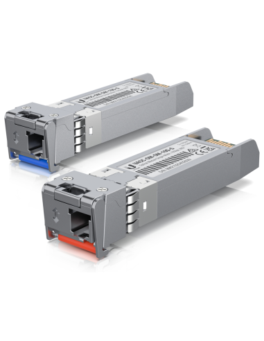 MODULO SFP UBIQUITI UACC-OM-SM-10G-S-2 UFIBER TRANSCEIVER SM 2PACK BIDI