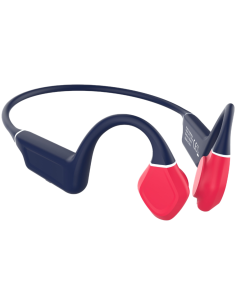 AURICULARES LEOTEC CONDUCCION OSEA KURI AZUL ROJO BT