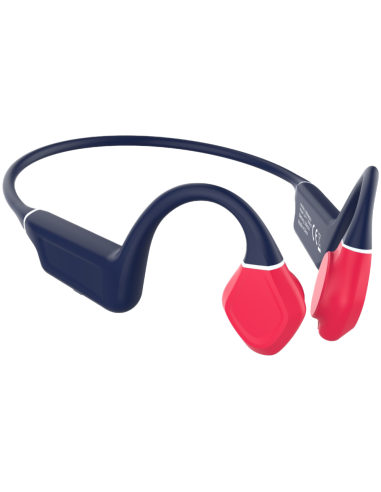 AURICULARES LEOTEC CONDUCCION OSEA KURI AZUL ROJO BT