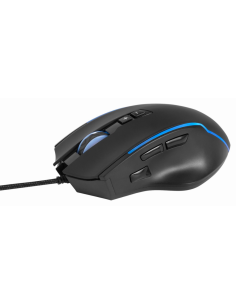 RATON GAMING GEMBIRD USB CON RETROILUMINACION RGB, 8 BOTONES