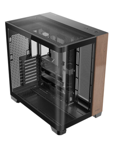 CAJA ANTEC C8 CURVE WOOD E-ATX NEGRO 2XVENT 160 MM 1X140MM 2XUSB SN FUENTE