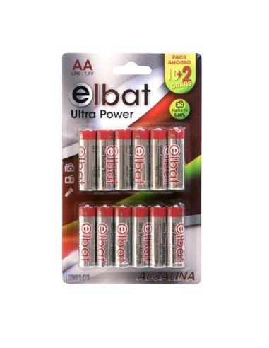 PILAS ALKALINAS AA PACK 12 UNID. LR6/AA / EB0101
