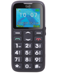 TELEFONO TREVI SICURO 10 SENIOR PHONE BIG BUTTONS FUNCION S.O.S. BLACK