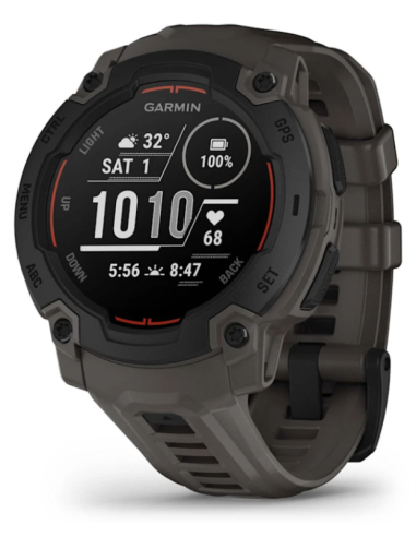 SMARTWATCH GARMIN INSTIN E 45MM NEGRO CORREA DE SILICONA CARBON