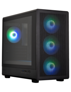 CAJA ZALMAN M5 MATX 4 X VENT 120MM ARGB 2XUSB 3.0 NEGRO S/N FUENTE