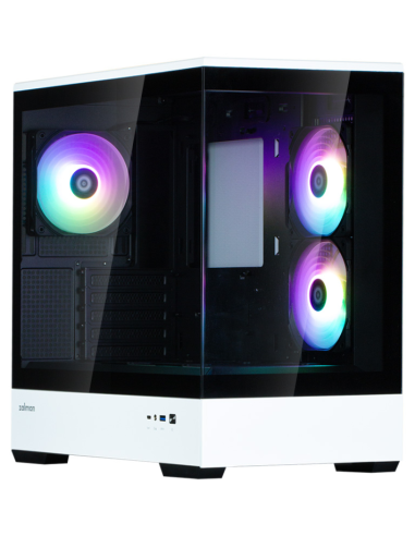 CAJA ZALMAN P30 MATX 3 X VENT 120MM ARGB 2XUSB 3.0 NEGRO S/N FUENTE