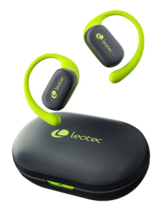 LEOTEC EARPHONES OPEN AIR ZENITH SPORT GRIS-LIMA