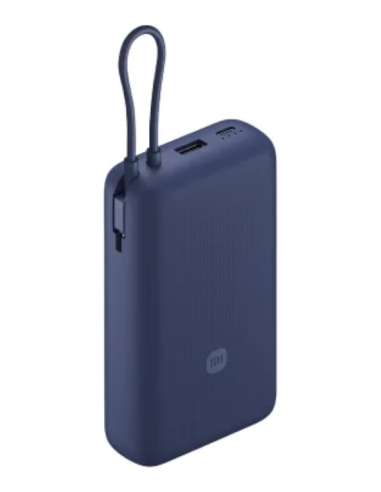 POWERBANK XIAOMI POWER BANK 33W 20000MAH CABLE INTEGRADO BLUE