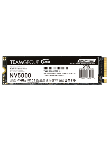 SSD TEAMGROUP NV5000 2TB NVMe PCI-E GEN4X4 C47