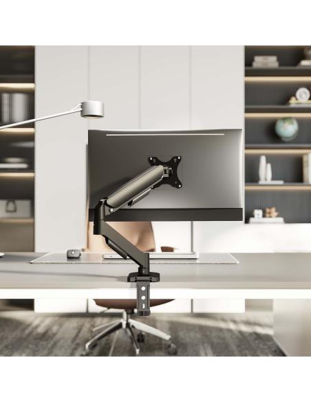 SOPORTE MESA GIRA INCL MONITOR 9KG 1 BRAZO 17-32 NEGRO AISENS DT32TSR-355
