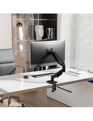 SOPORTE MESA GIRA INCL MONITOR 9KG 1 BRAZO 17-32 NEGRO AISENS DT32TSR-355