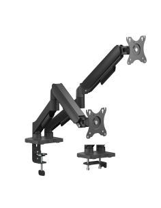 SOPORTE MESA GIRA INCLI MONITOR 9KG 2 BRAZOS 17-32 NEGRO AISENS DT32TSR-357