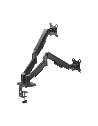 SOPORTE MESA GIRA INCLI MONITOR 9KG 2 BRAZOS 17-32 NEGRO AISENS DT32TSR-357