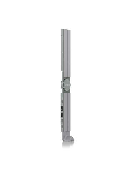 SOPORTE SOBREMESA AJUS PORTATIL CON USB-C DOCK 4 EN 1 GRIS AISENS ASUC-4P021-GR