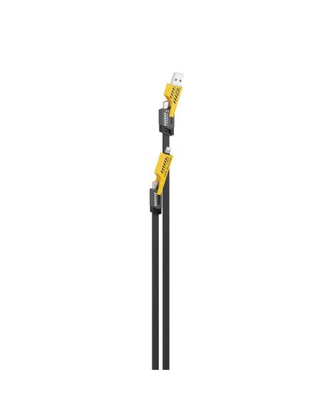 SOPORTE SOBREMESA AJUS PORTATIL CON USB-C DOCK 4 EN 1 GRIS AISENS ASUC-4P021-GR