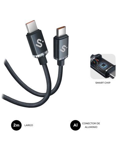 CABLE OPTIMUS 60W C-C 2M BLACK