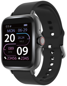 SMARTWATCH DENVER BLUETOOTH CON SENSOR DE FRECUENCIA CARDIACA NEGRO