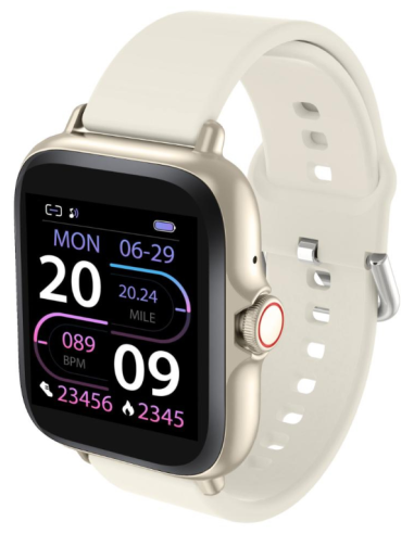 SMARTWATCH DENVER BLUETOOTH CON SENSOR DE FRECUENCIA CARDIACA BLANCO