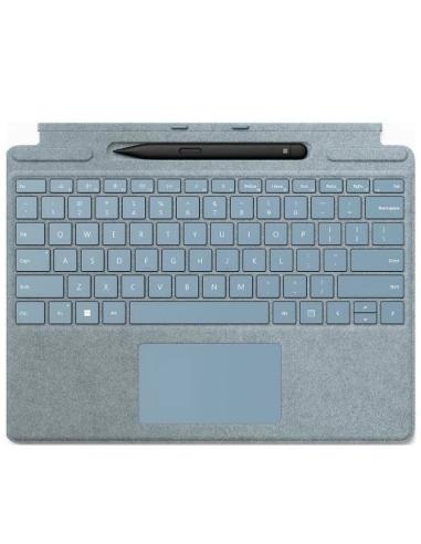 Microsoft typecover pro8-9-10 copilot es plata+pen