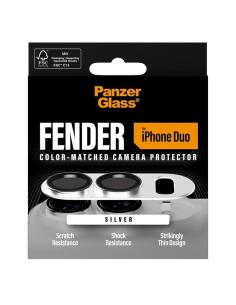 Panzerglass fender camera prot iphone duo silver