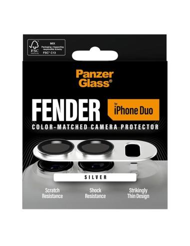 Panzerglass fender camera prot iphone duo silver