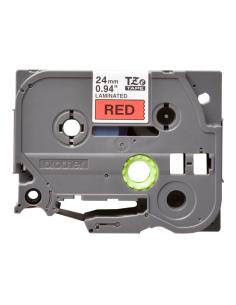 Brother tze451 cinta laminada 24mm negro/rojo 8m 2