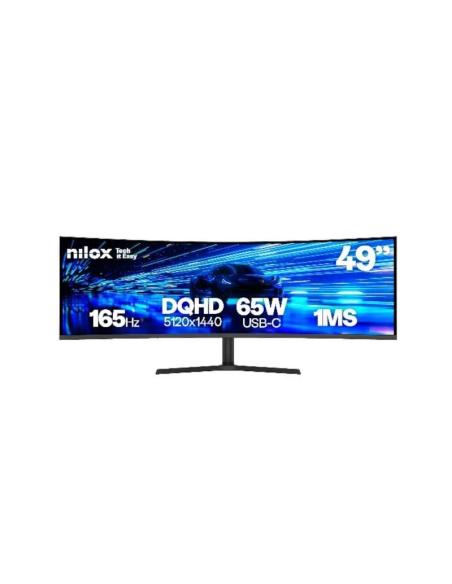 Nilox nxm49crvdc2 monitor 49" dqhd 165hz mm aa cur