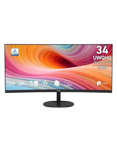 Msi mp341cq e12 monitor34" uwqhd vga hdmi mm curv
