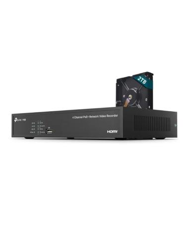Vigi grabador ip nvr1004h-4p-2tb rack 01 hdd 04 c