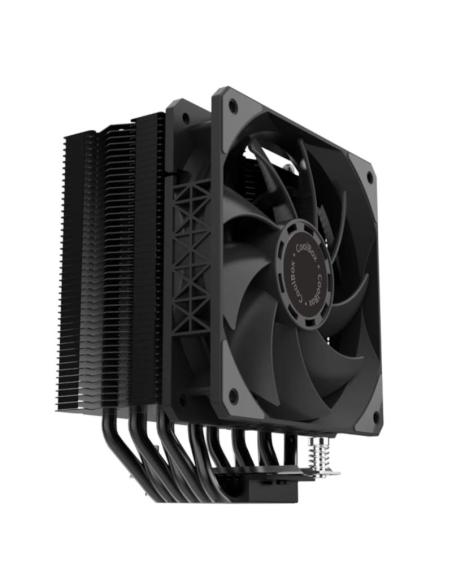Coolbox disipador cpu 6 heatpipes 240w tdp negro