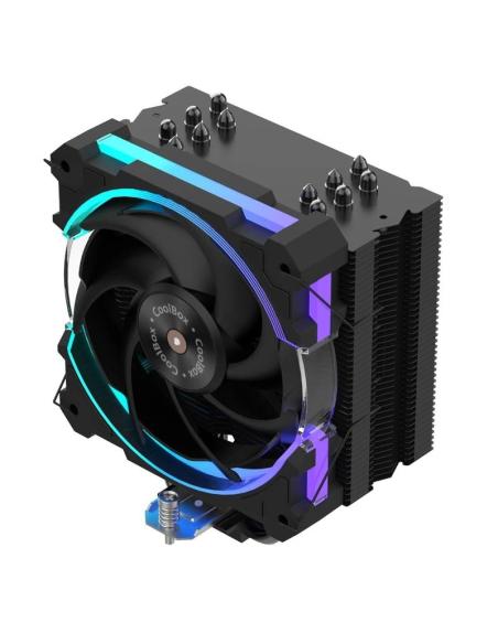 Coolbox gaming disipador cpu 6 heatpipes 240w argb