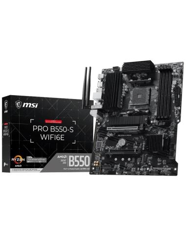 Msi placa base pro b550-s wifi6e ddr4 am4