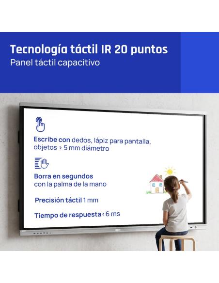 Iggual pantalla interactiva 4k orchid 86"