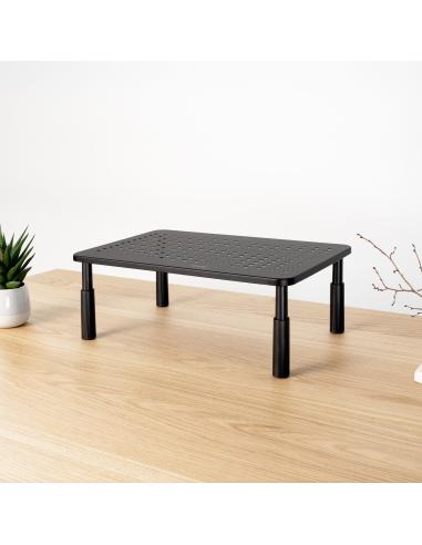 SOPORTE ELEVADOR PARA MONITORES NEGRO TOOQ TQMR086