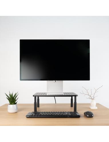 SOPORTE ELEVADOR PARA MONITORES NEGRO TOOQ TQMR086