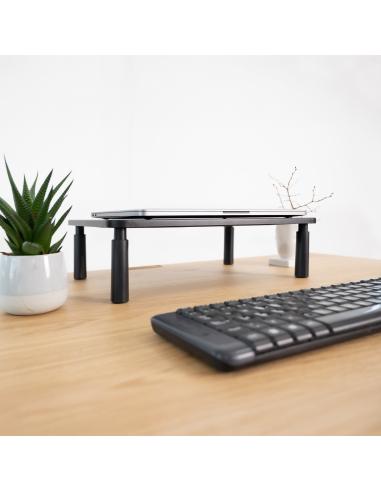 SOPORTE ELEVADOR PARA MONITORES NEGRO TOOQ TQMR086