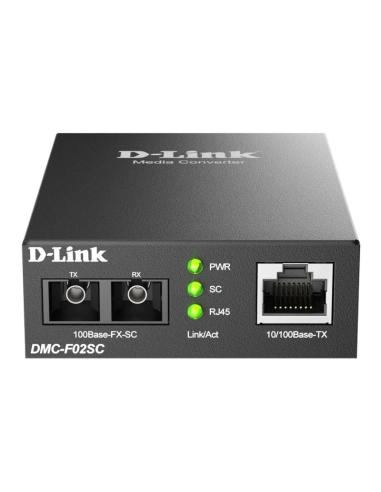 D-link dmc-f02sc conversor medios sc mm 2km