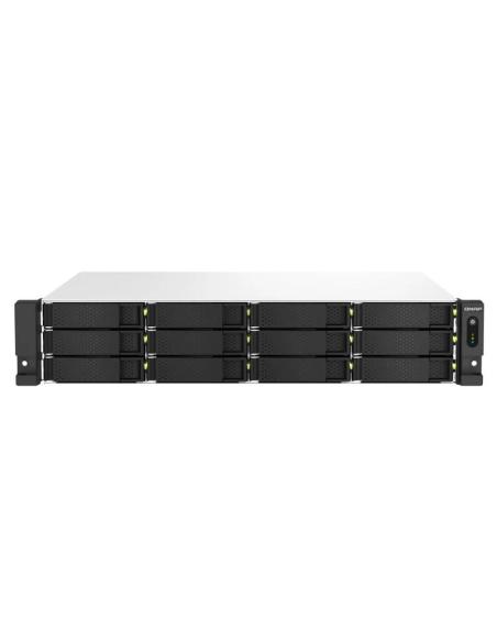 Qnap ts-1264u-rp-8g nas 12xhdd-bay 2x2.5gbe