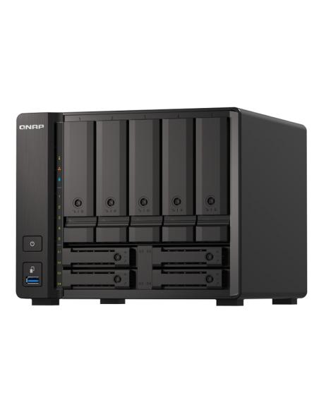 Qnap ts-h973ax-8g nas 9xhdd-bay 2x2.5gbe+1x10gb