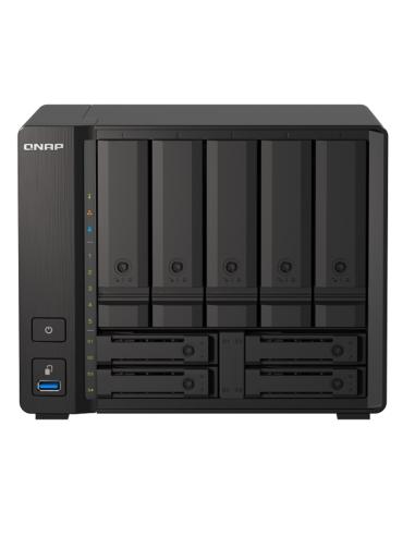 Qnap ts-h973ax-8g nas 9xhdd-bay 2x2.5gbe+1x10gb