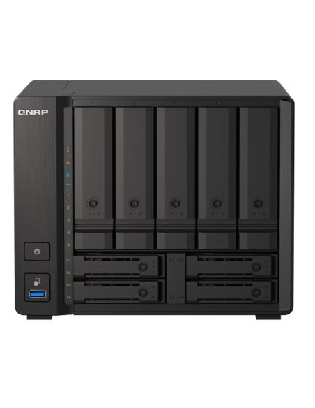 Qnap ts-h973ax-8g nas 9xhdd-bay 2x2.5gbe+1x10gb