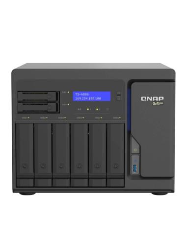 Qnap ts-h886-d1602-8g nas 4+2-bay 4x2.5gbe