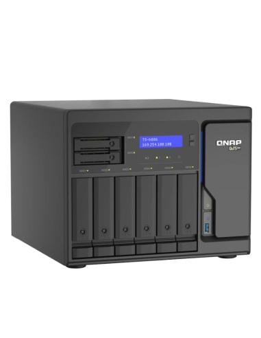 Qnap ts-h886-d1602-8g nas 4+2-bay 4x2.5gbe