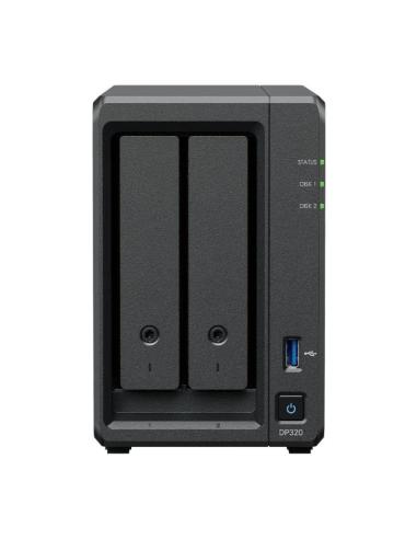 Synology dp320 nas 2xgbe i/2xhdd 8tb 2-bay