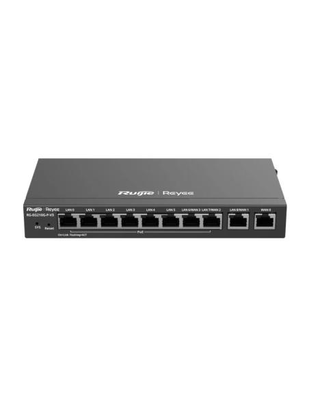 Reyee 10-port gigabit cloud-managed gateway, 8 x p