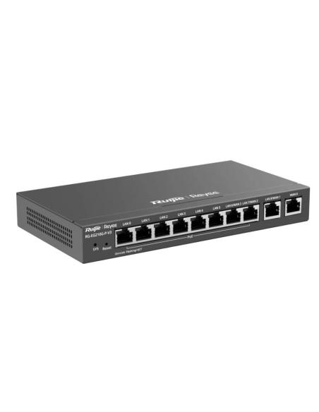 Reyee 10-port gigabit cloud-managed gateway, 8 x p