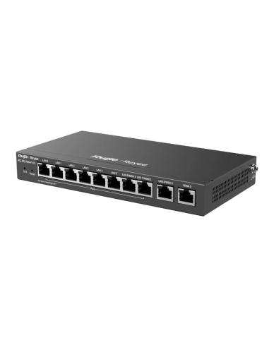Reyee 10-port gigabit cloud-managed gateway, 8 x p