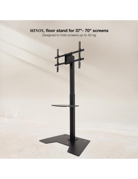 SOPORTE SUELO MINOS 37-70 ROTACION 90° TOOQ FS2284M-B